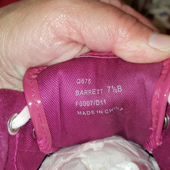 Coach Poppy Barrett Scribble Sign C Sneakers 7.5 - Picture 7 of 9